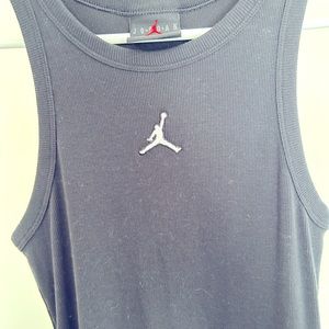 Jordan slim dress with slit.